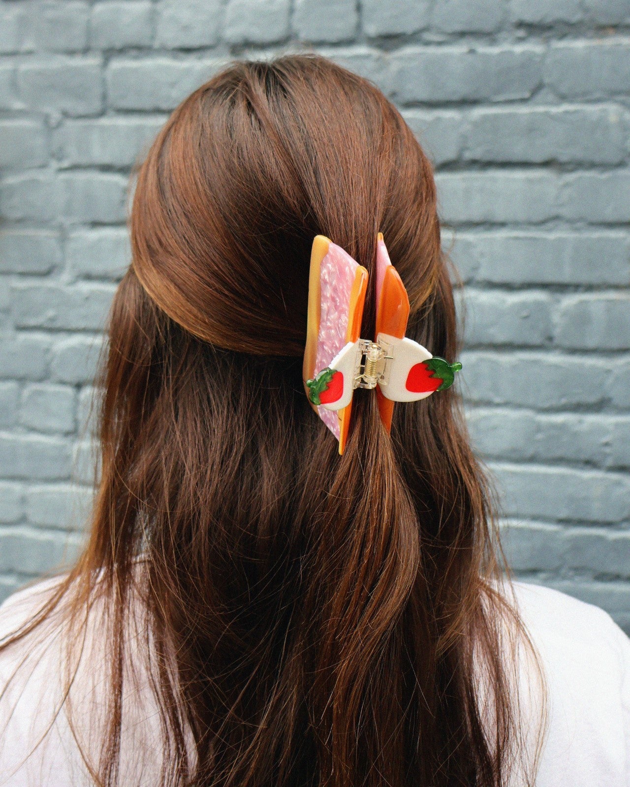 Jenny Lemons x Nightingale Strawberry Shortcake Sammie Claw Clip