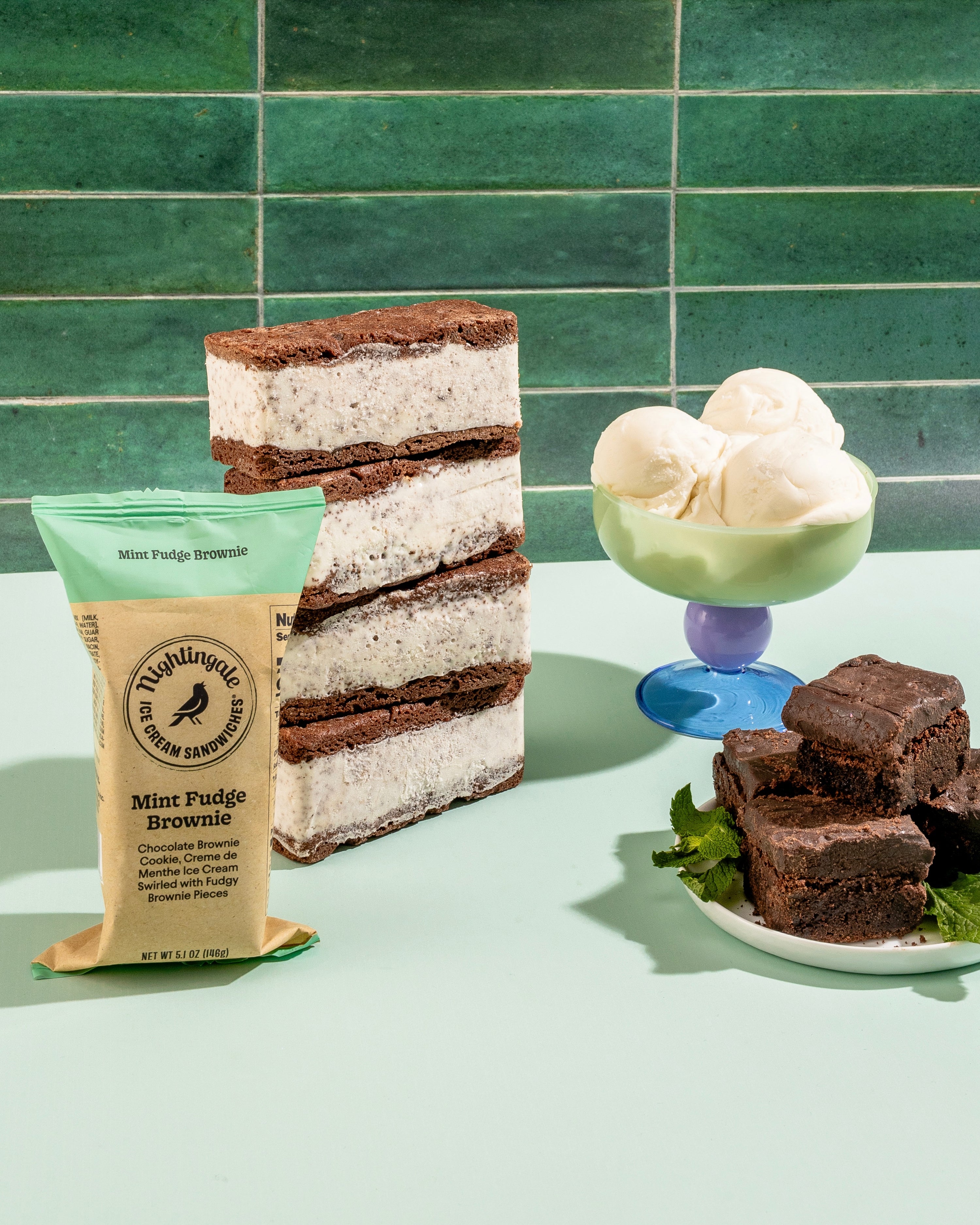 Mint Fudge Brownie