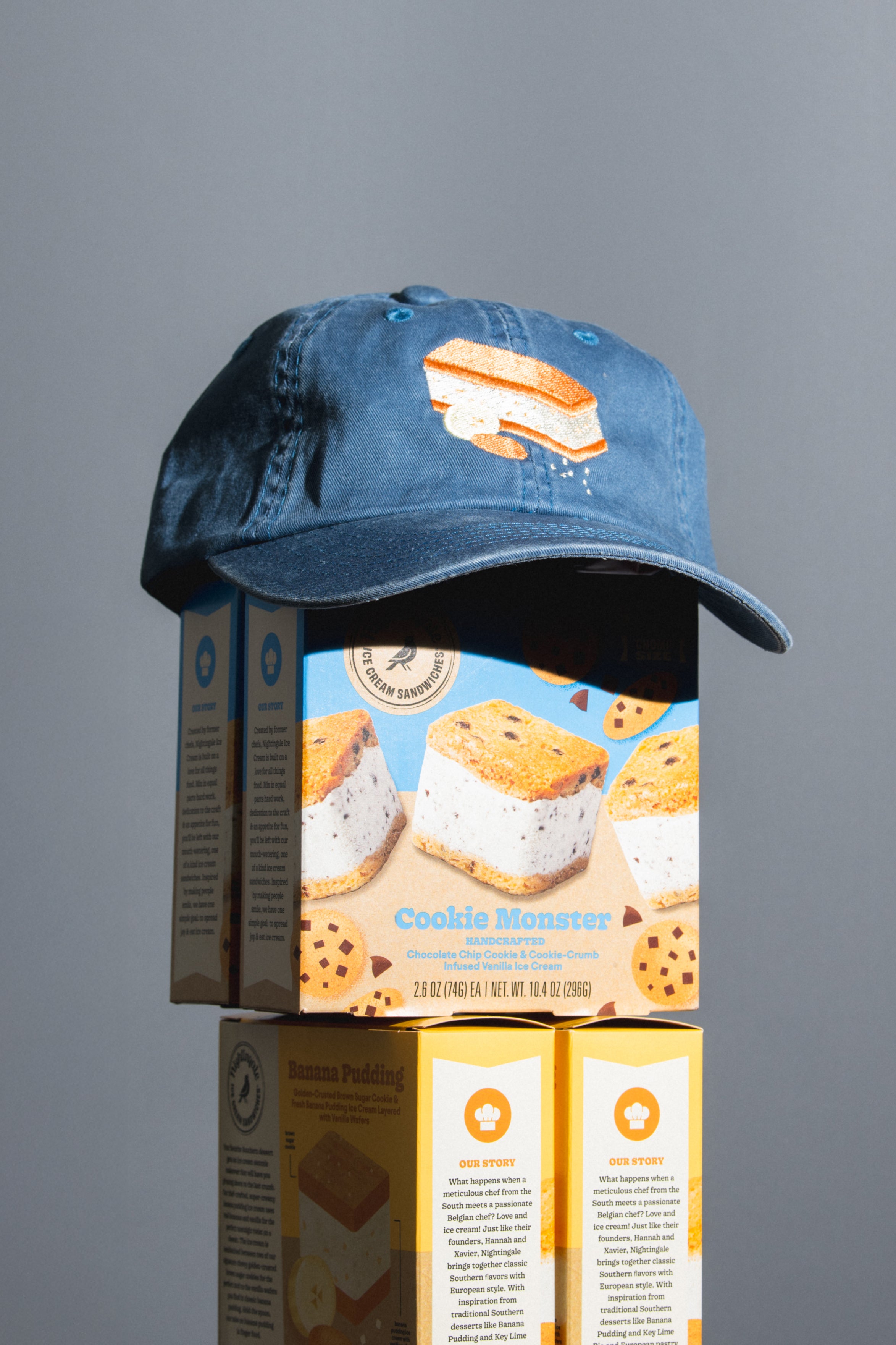 Sammie Embroidered Dad Hat | Banana Pudding