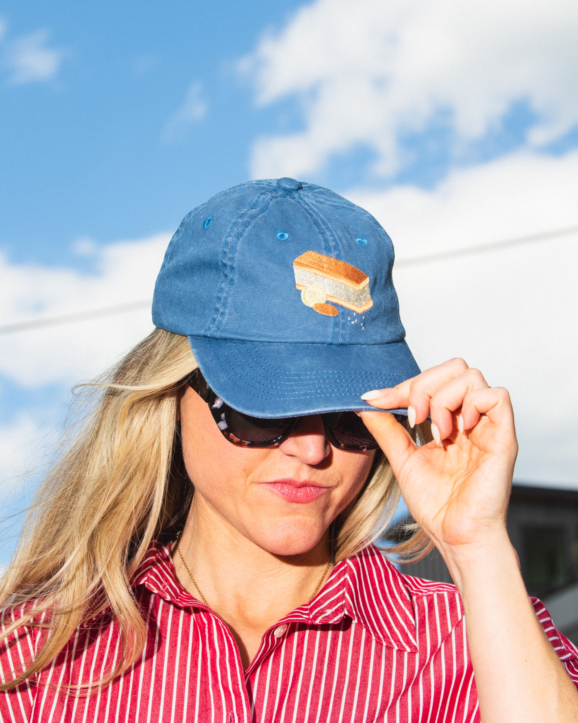 Sammie Embroidered Dad Hat | Banana Pudding