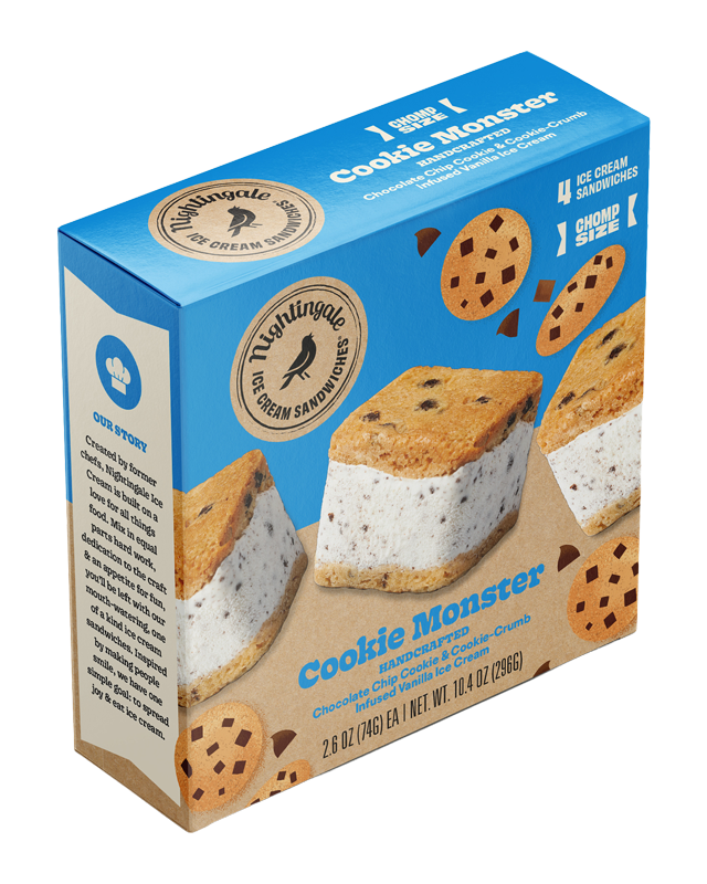 Cookie Monster Chomp Size 4-Pack